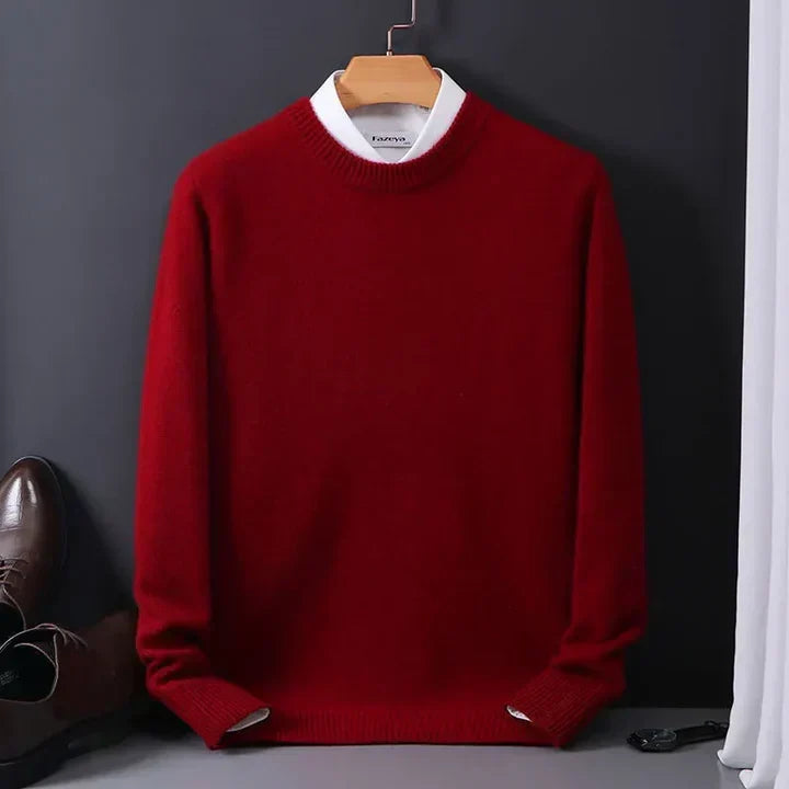 Nathaniel | Men’s Knit Pullover Sweater with Crew Neck