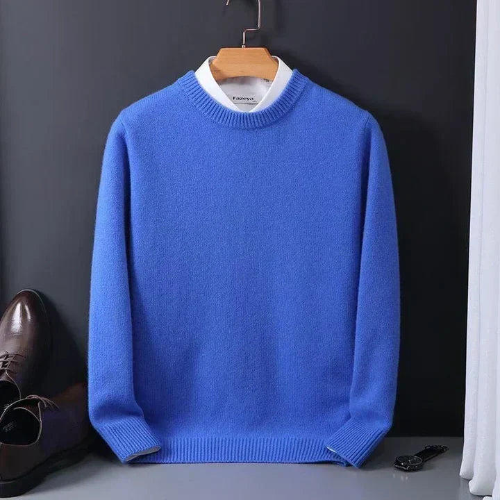Nathaniel | Men’s Knit Pullover Sweater with Crew Neck