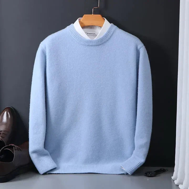 Nathaniel | Men’s Knit Pullover Sweater with Crew Neck