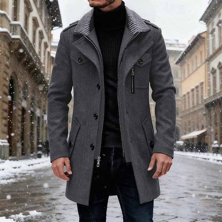 Lucian | Men’s Long Wool Coat