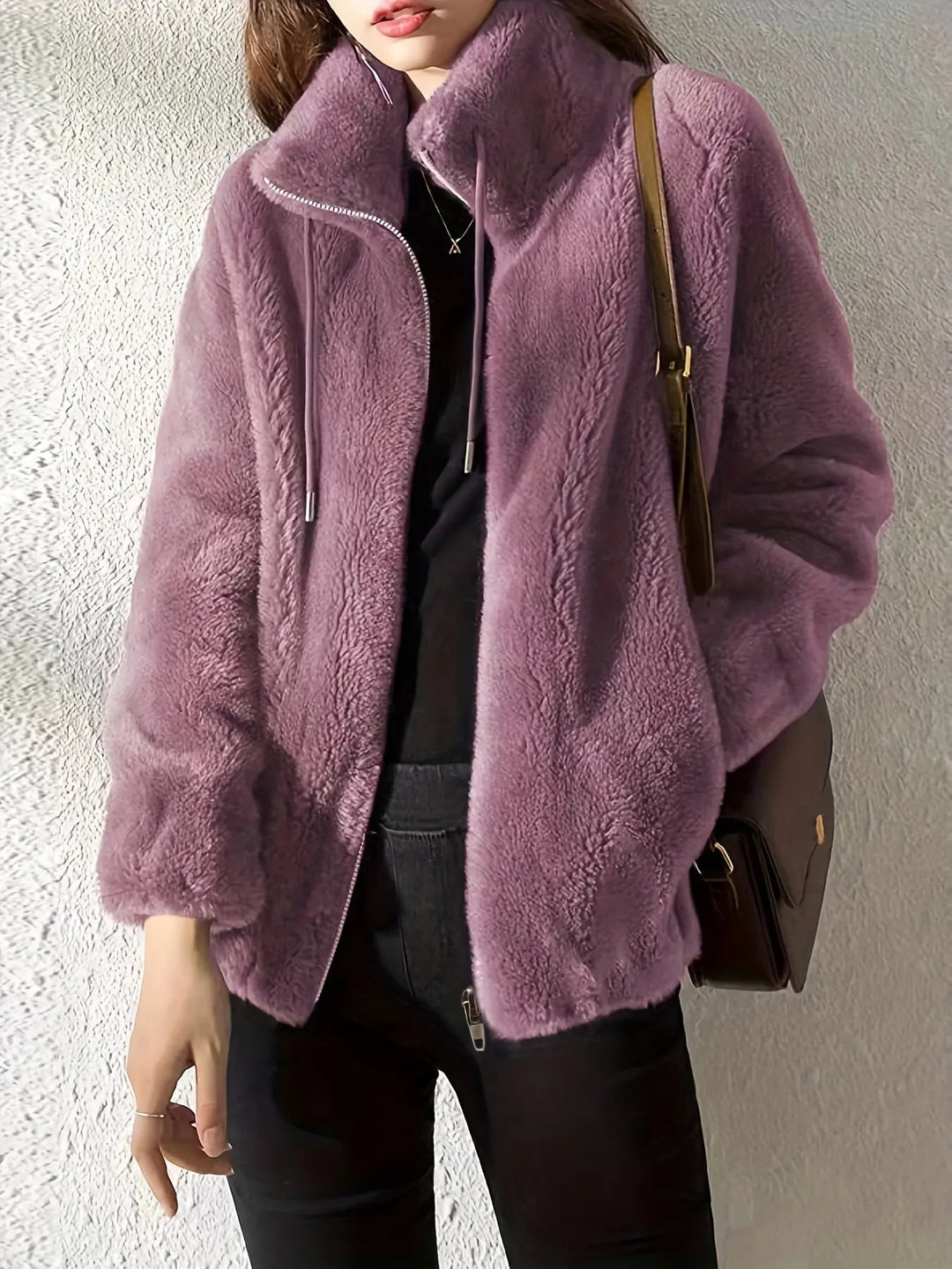 Rosamund | Women’s Fluffy Teddy Fleece Jacket