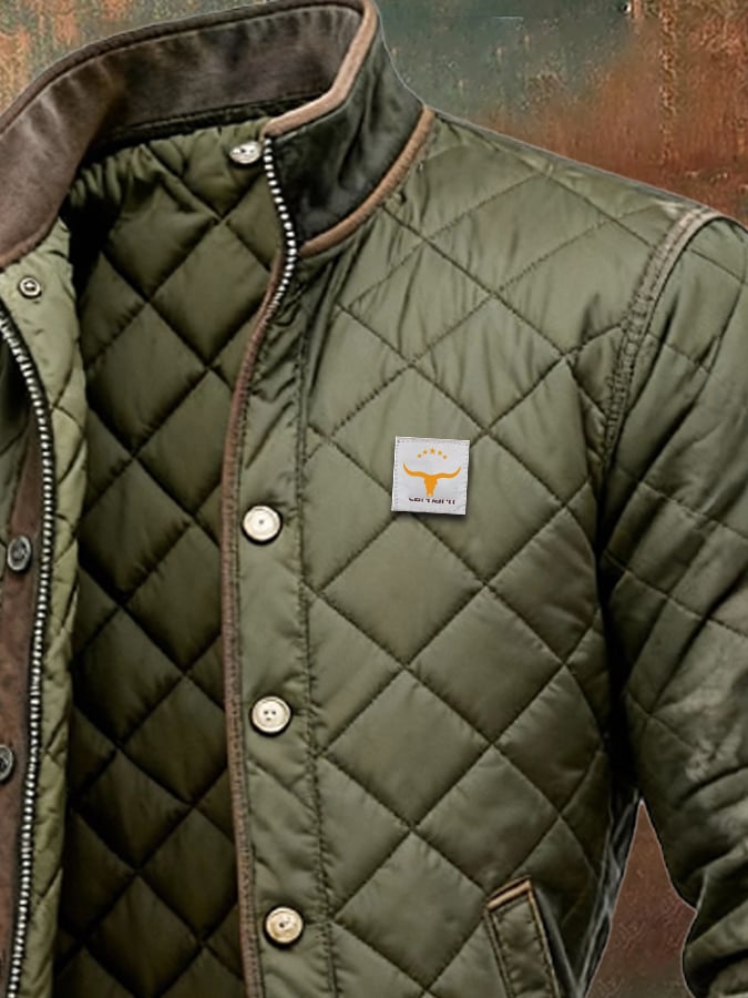 Winston | Men’s Diamond Quilted Bomber Jacket