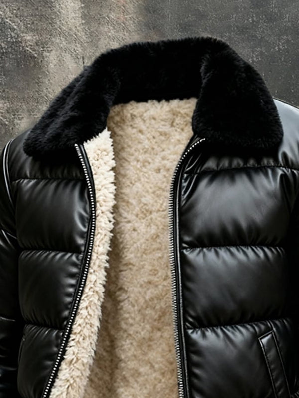 Kieran | Men’s Sherpa Lined Winter Bomber Jacket