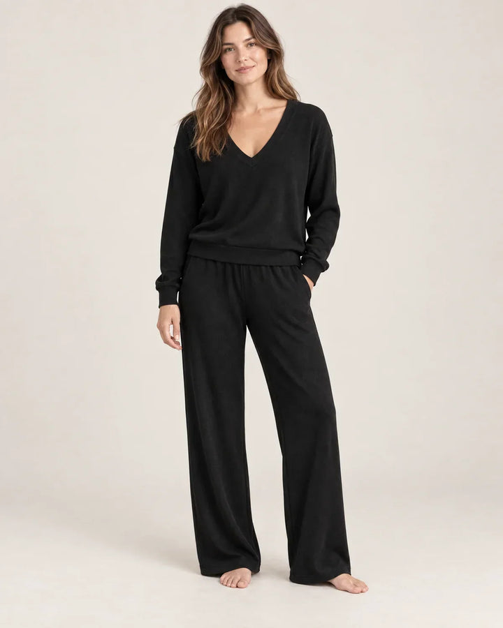 Marnie | Women’s Wide Leg Pants Loungewear Set