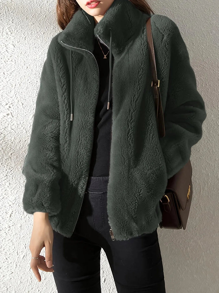 Rosamund | Women’s Fluffy Teddy Fleece Jacket