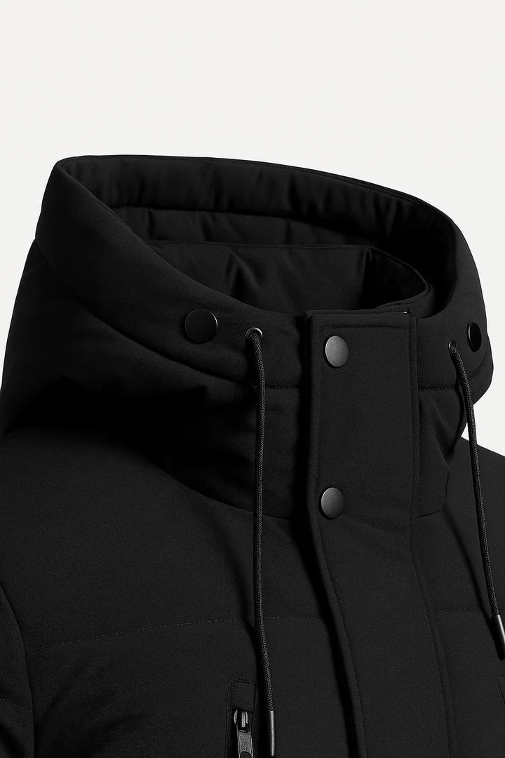 Rafferty | Men’s Long Puffer Jacket with Hood