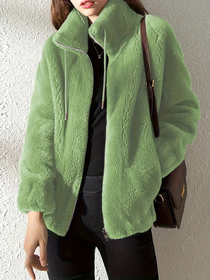 Rosamund | Women’s Fluffy Teddy Fleece Jacket