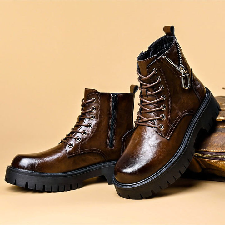Quentin | Men’s Chunky Lace Up Combat Boots