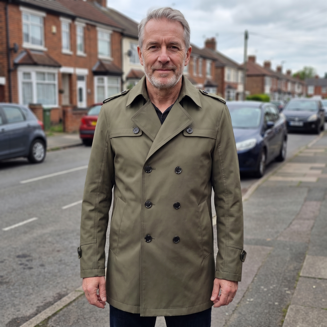 Tobias | Men’s Double Breasted Trench Coat