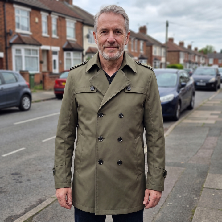 Tobias | Men’s Double Breasted Trench Coat