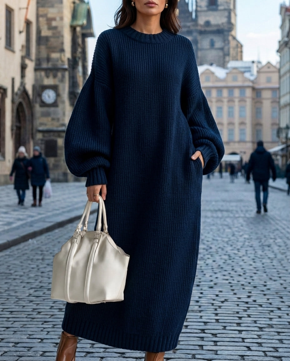Rosalie | Women’s Oversized Long Sweater Dress