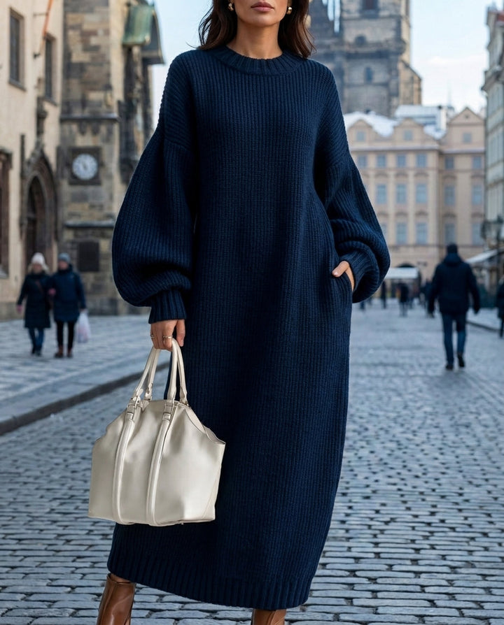 Rosalie | Women’s Oversized Long Sweater Dress