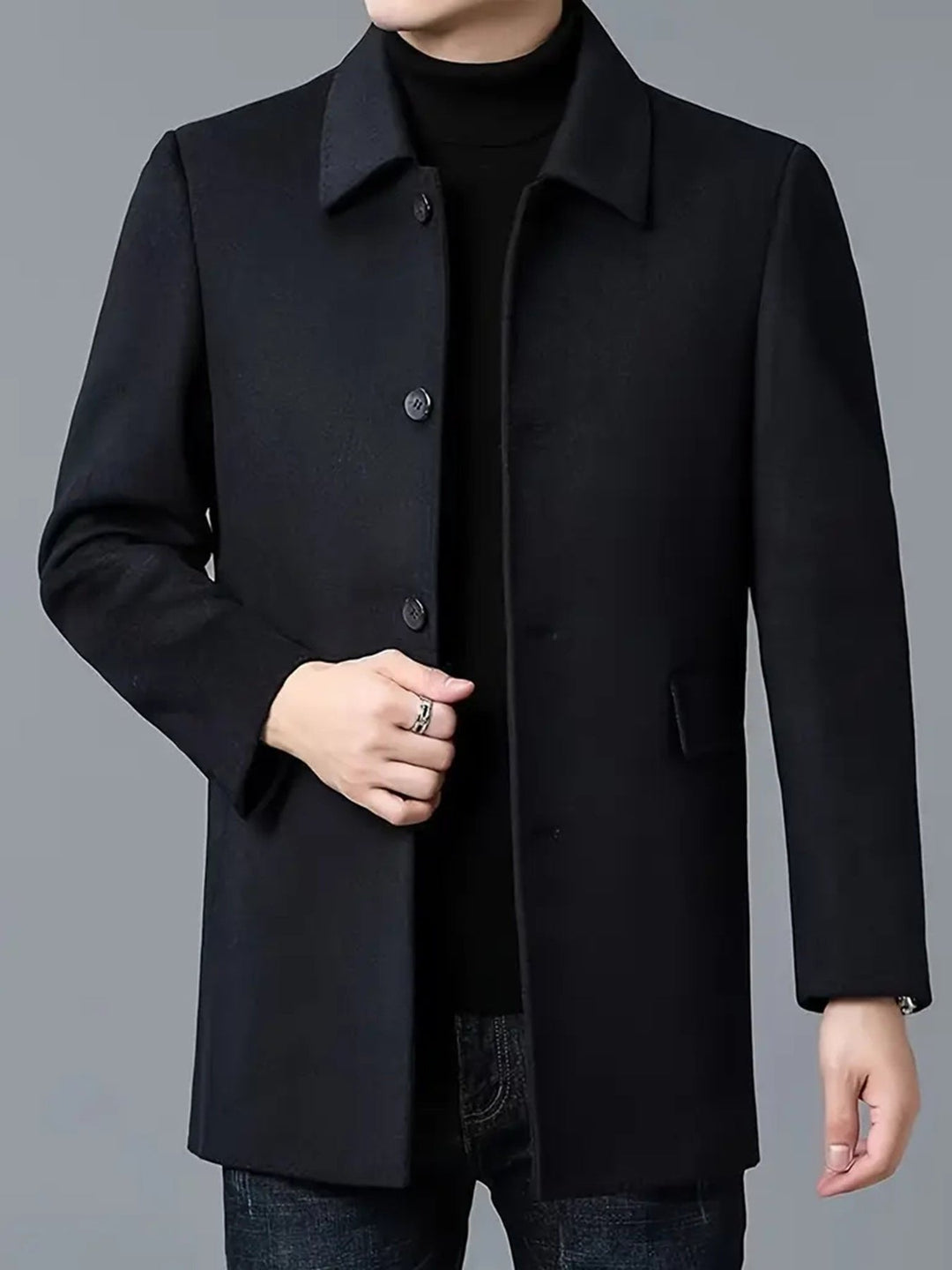 Ansel | Men’s Wool Top Coat