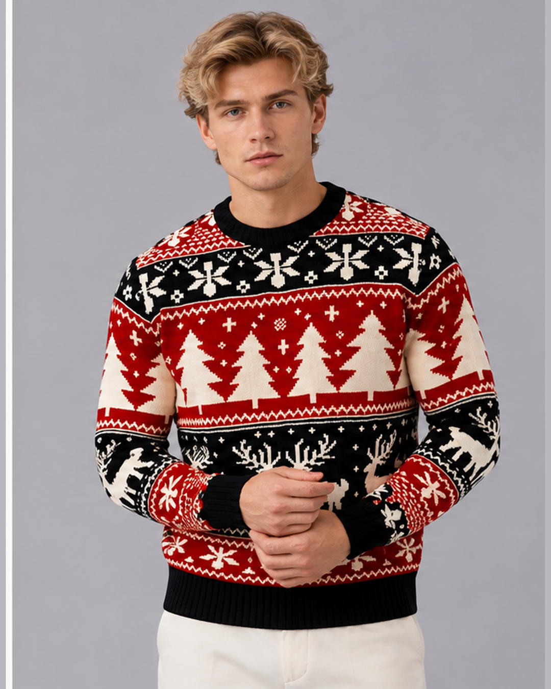 Grayson | Men’s Fair Isle Christmas Sweater