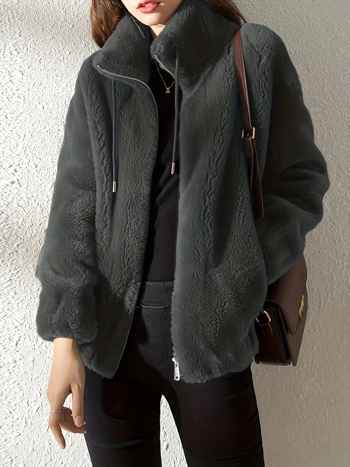 Rosamund | Women’s Fluffy Teddy Fleece Jacket