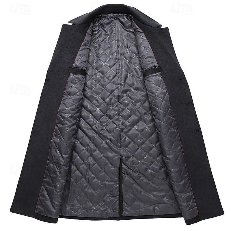 Everett | Men’s Double Breasted Wool Coat