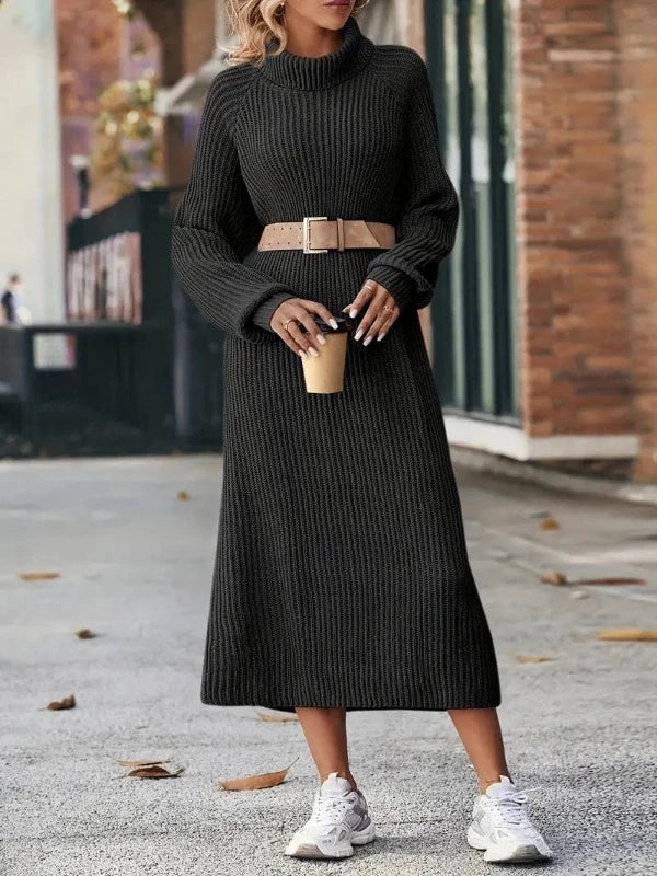 Odette | Women’s Ribbed Midi Sweater Dress