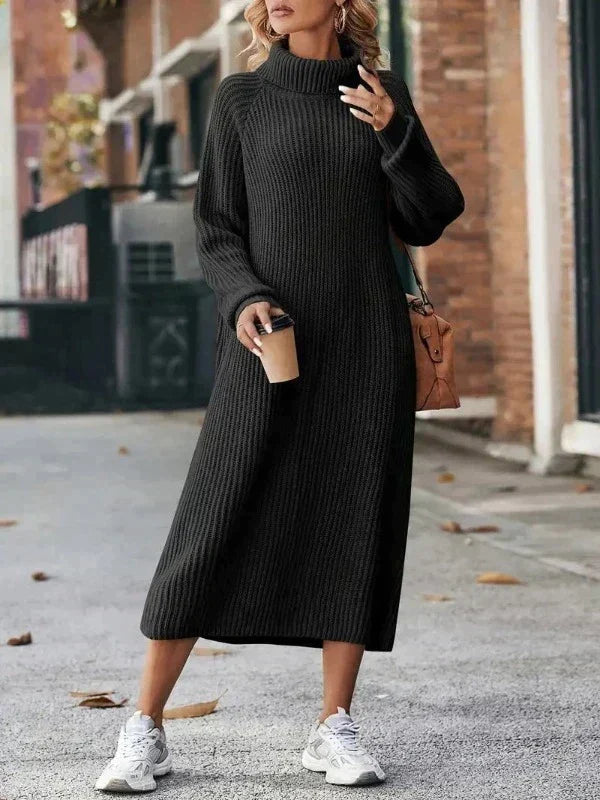 Odette | Women’s Ribbed Midi Sweater Dress