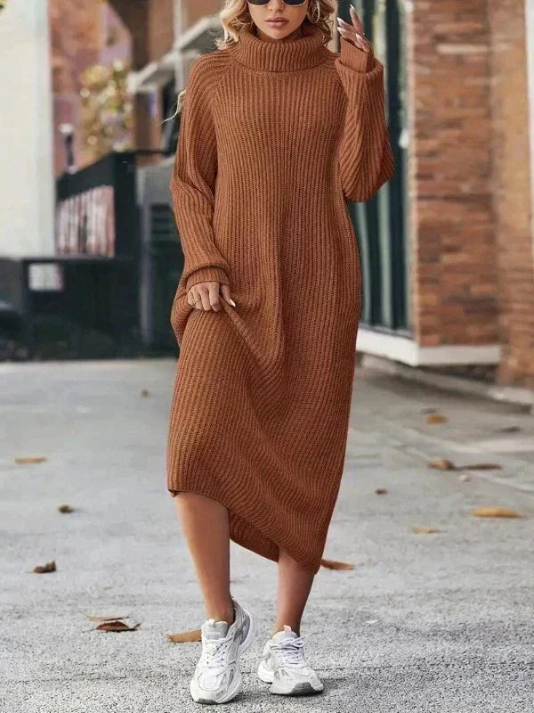 Odette | Women’s Ribbed Midi Sweater Dress