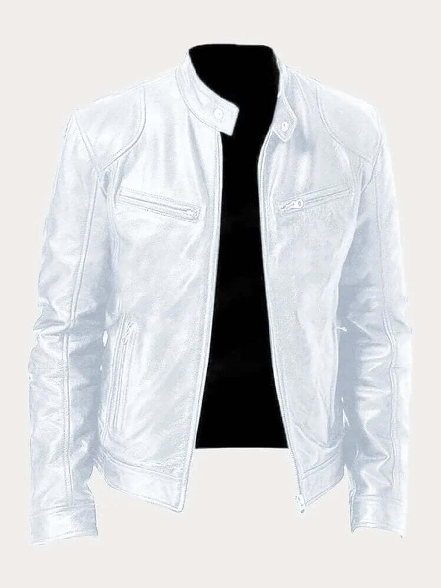 Dashiell | Men’s Real Leather Biker Jacket