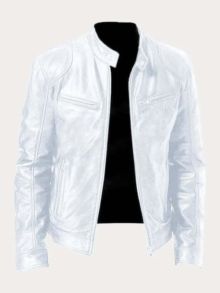 Dashiell | Men’s Real Leather Biker Jacket