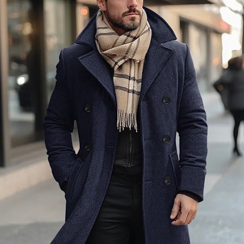 Everett | Men’s Double Breasted Wool Coat