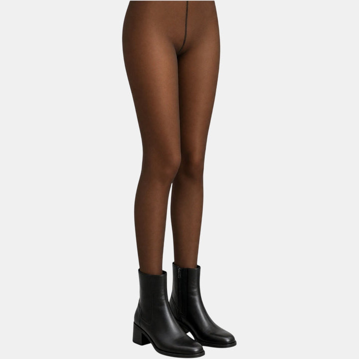 Giselle | Women’s High Waisted Sheer Thermal Tights