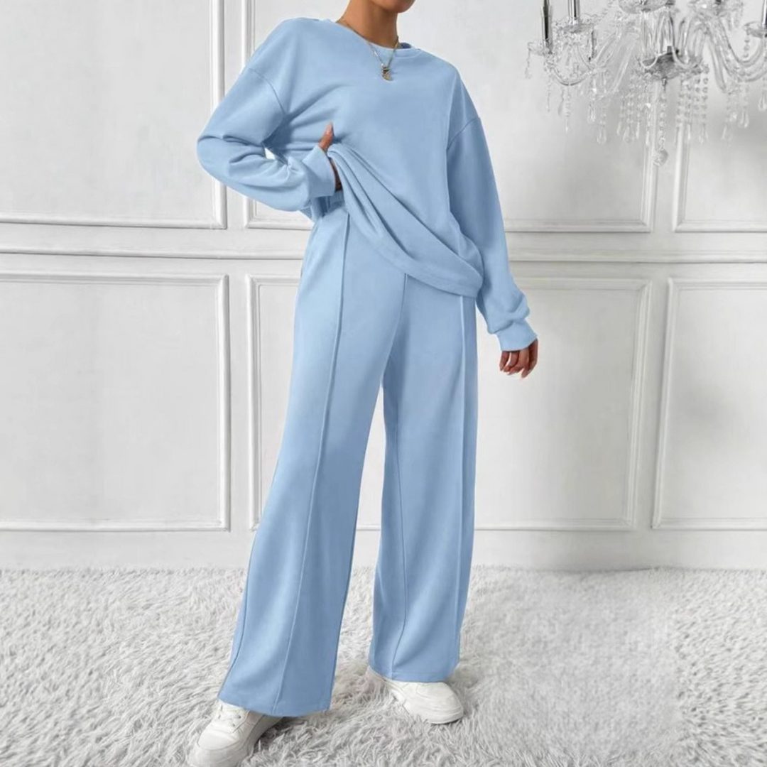 Mireille | Women’s Wide Leg Sweatpants Set
