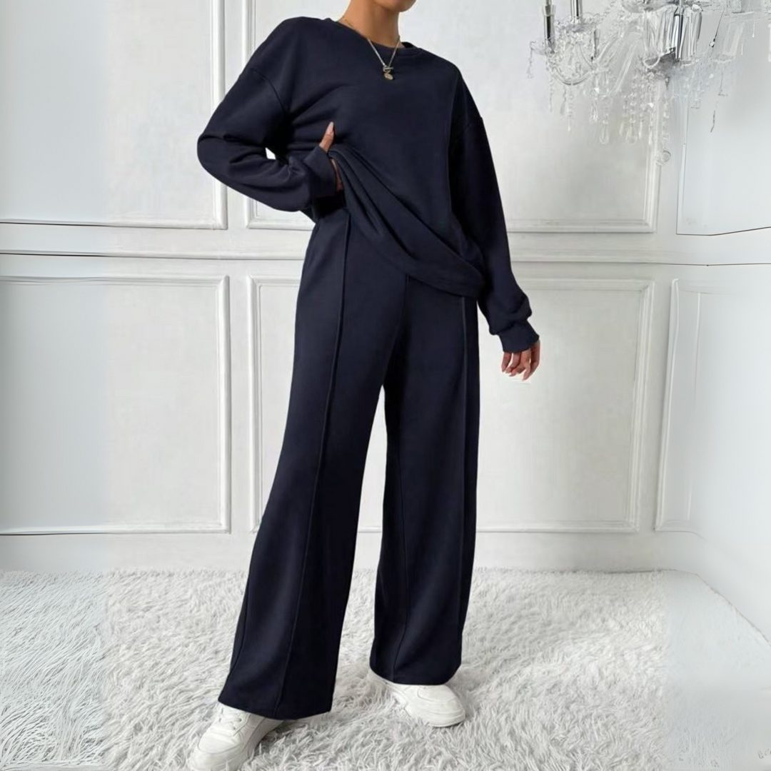 Mireille | Women’s Wide Leg Sweatpants Set