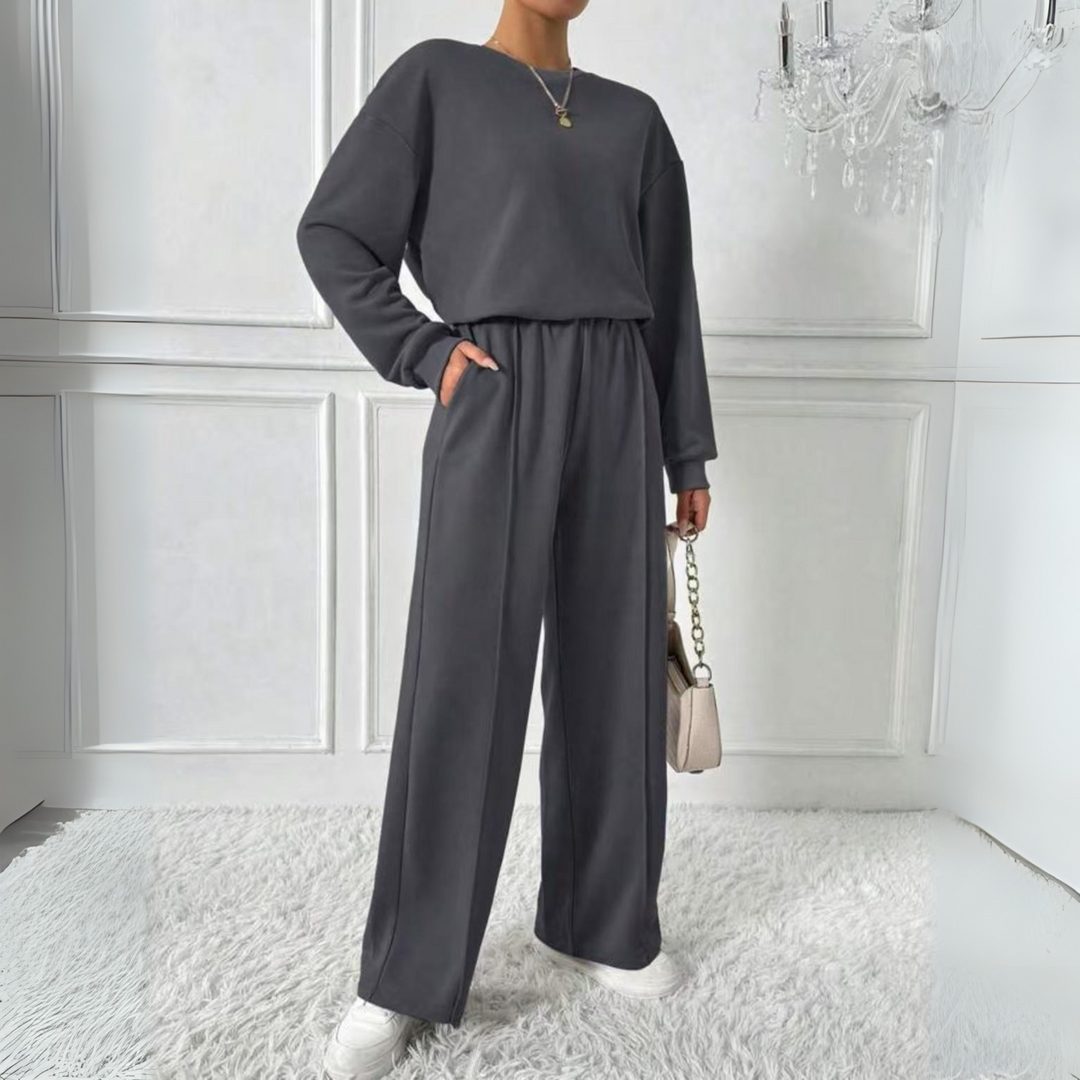 Mireille | Women’s Wide Leg Sweatpants Set