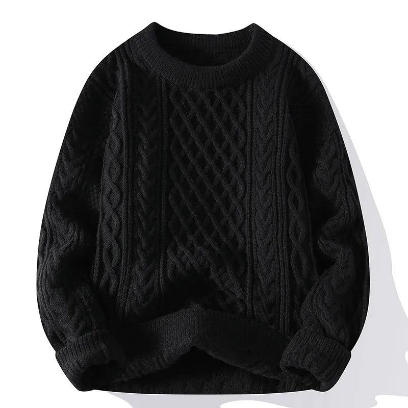 Ivy | Women's Oversized Cable Knit Crew Neck Sweater