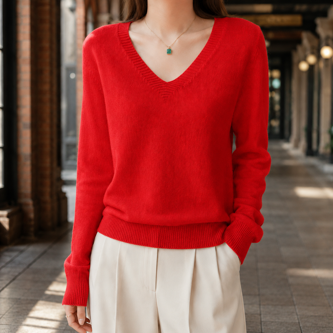 Ingrid | Women’s V Neck Sweater