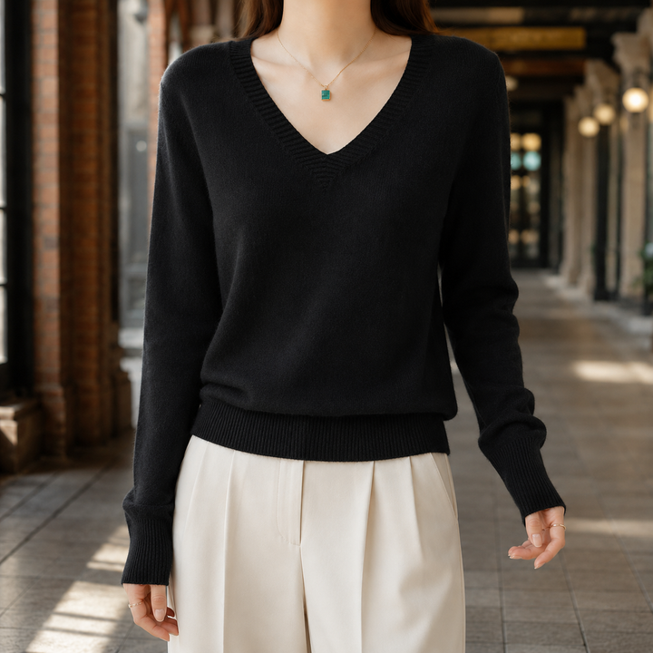 Ingrid | Women’s V Neck Sweater