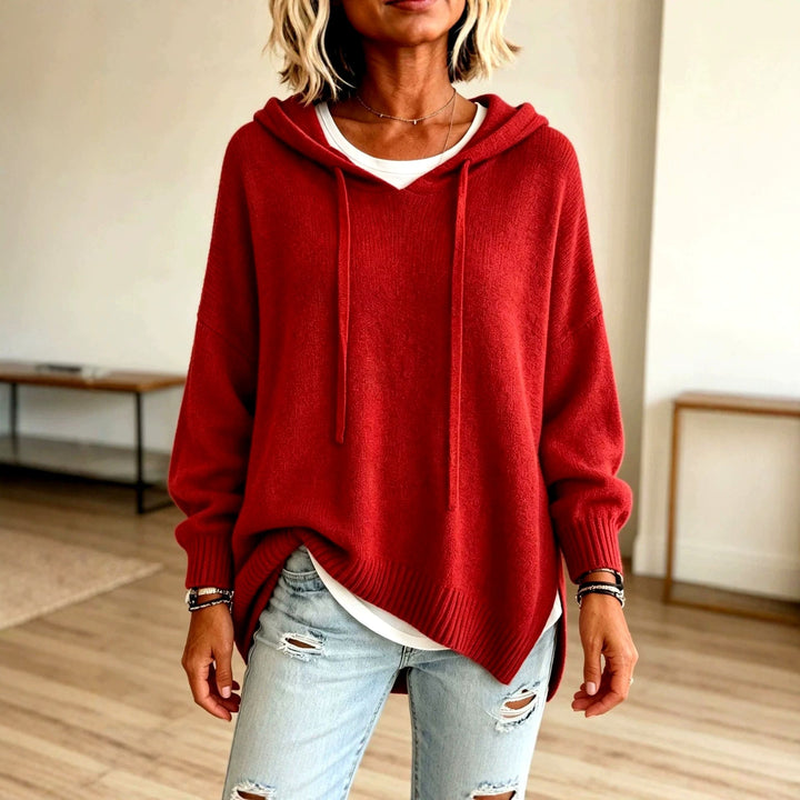 Annabel | Women’s Oversized Knit Hoodie Sweater