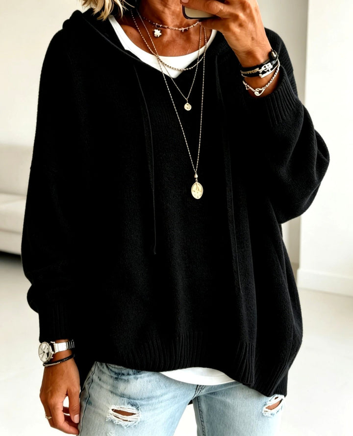 Annabel | Women’s Oversized Knit Hoodie Sweater