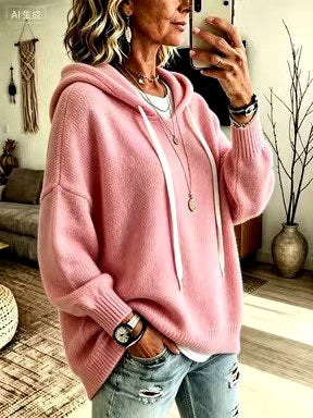 Annabel | Women’s Oversized Knit Hoodie Sweater