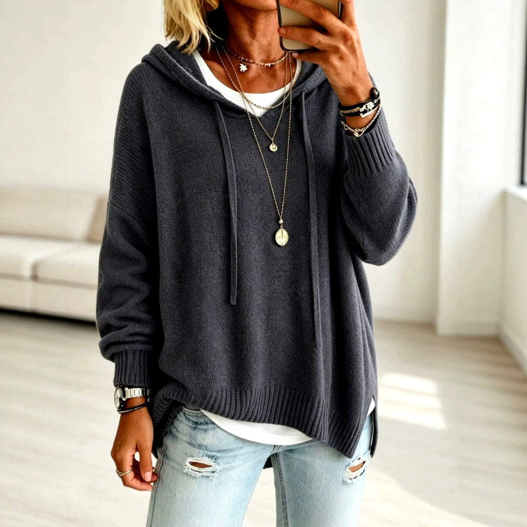 Annabel | Women’s Oversized Knit Hoodie Sweater