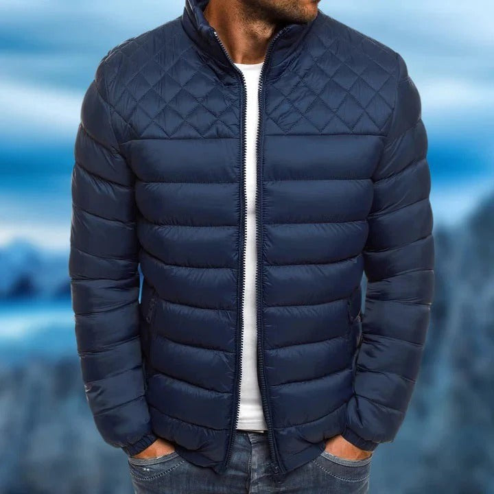 Emerson | Men’s Stand Collar Quilted Puffer Jacket