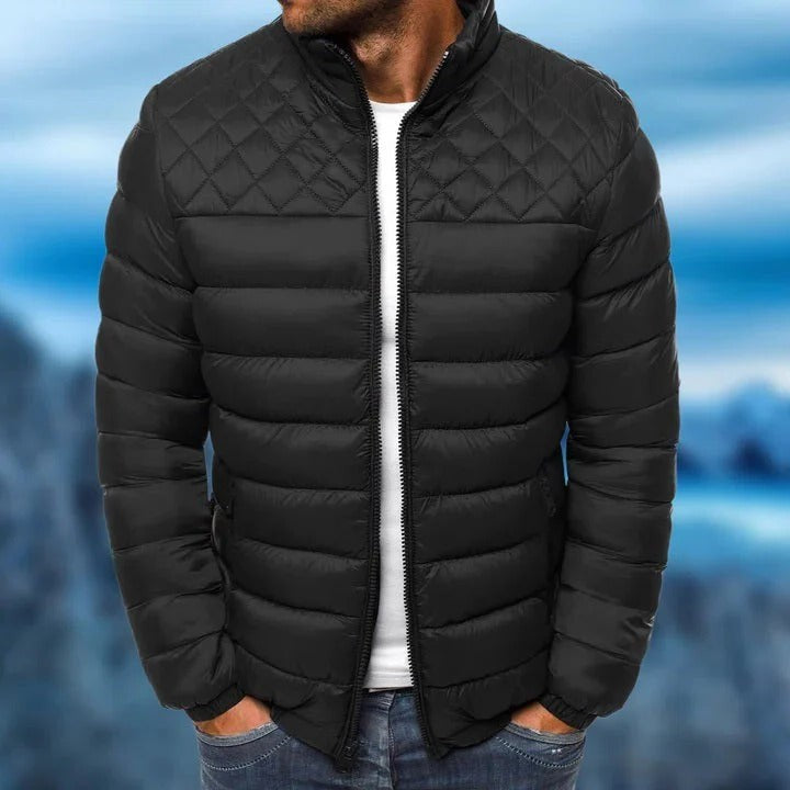 Emerson | Men’s Stand Collar Quilted Puffer Jacket