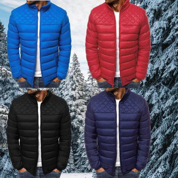 Emerson | Men’s Stand Collar Quilted Puffer Jacket