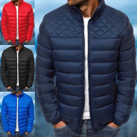 Emerson | Men’s Stand Collar Quilted Puffer Jacket