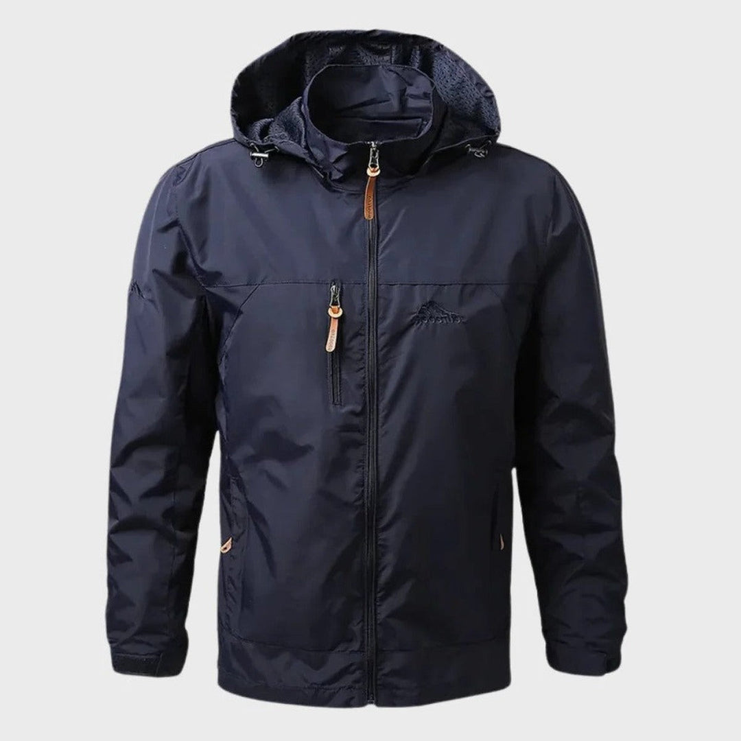 Tobin | Men’s Waterproof Hooded Windbreaker Jacket