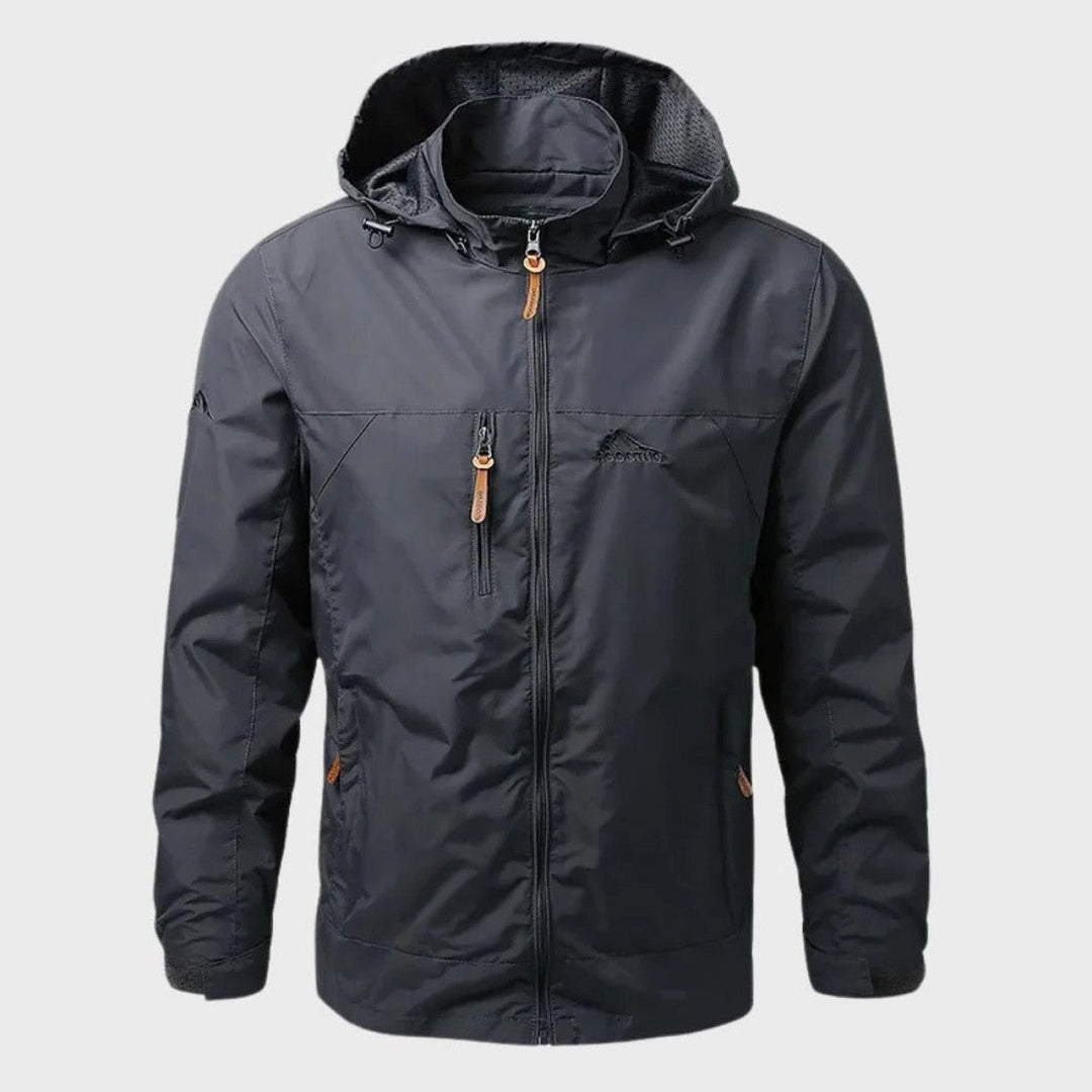 Tobin | Men’s Waterproof Hooded Windbreaker Jacket