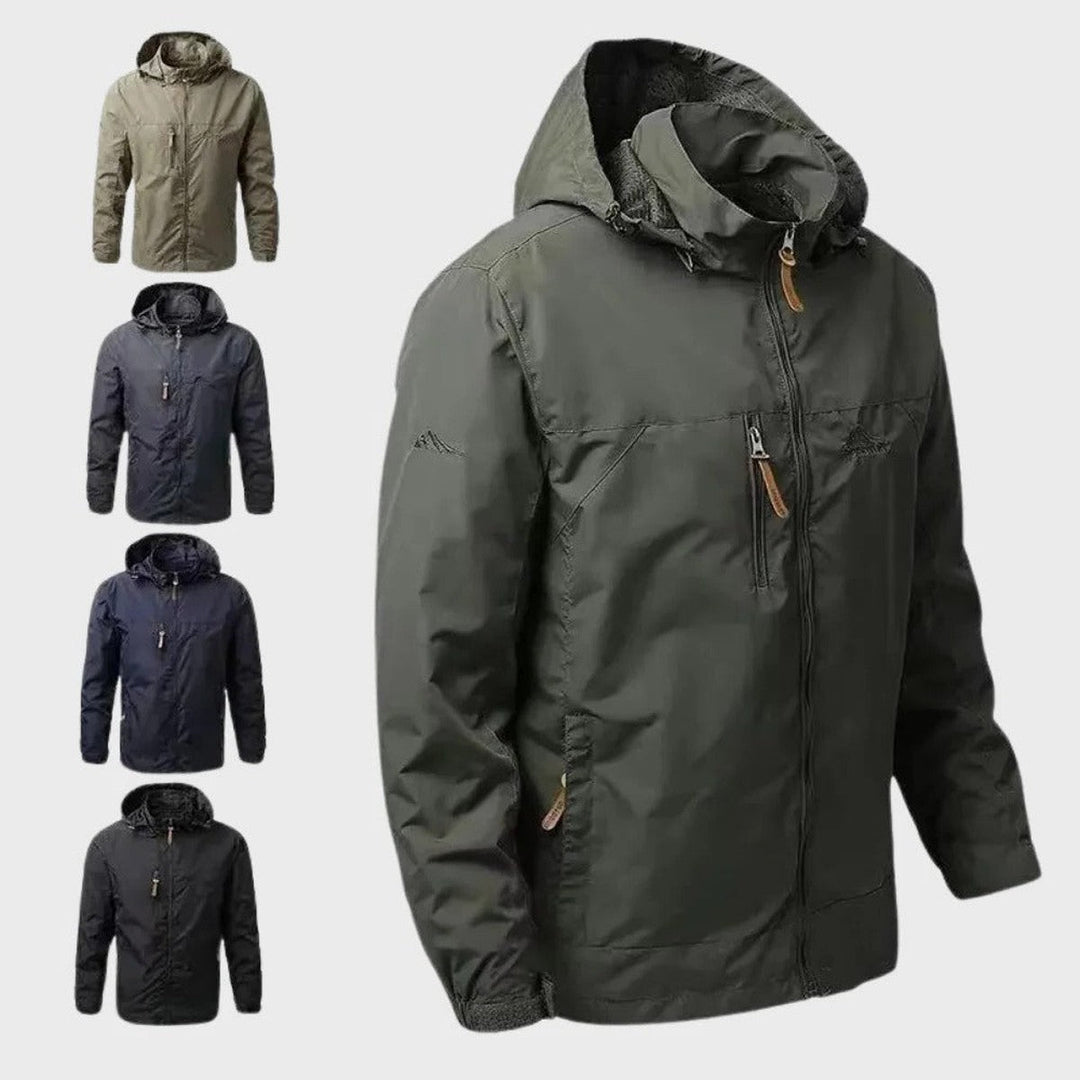 Tobin | Men’s Waterproof Hooded Windbreaker Jacket