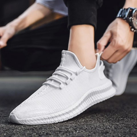 Breathable Mesh Lightweight Mens Sneakers - Casual Trainers