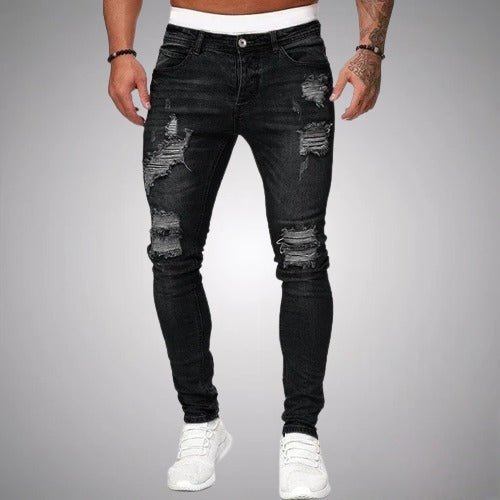 Jasper | Men’s Distressed Slim Fit Stretch Jeans