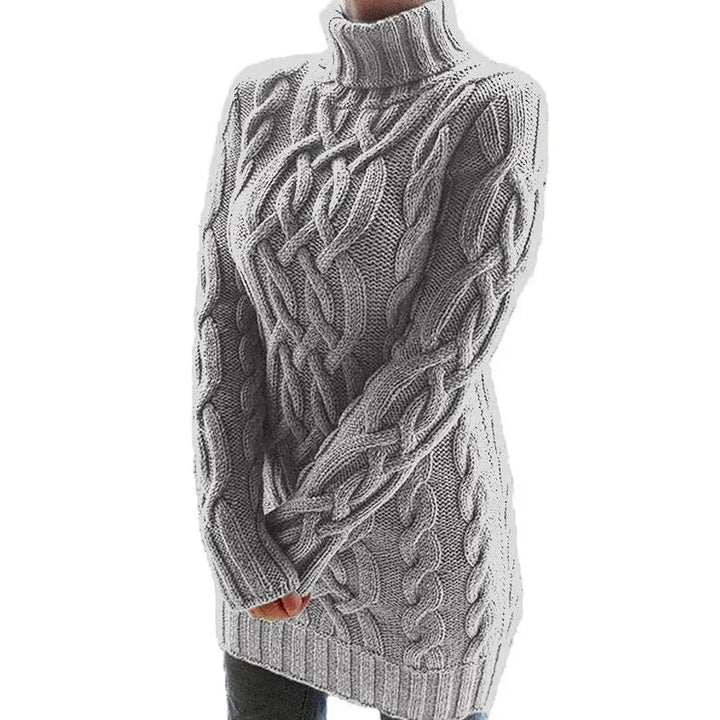 Bridget | Women’s Chunky Cable Knit Sweater Dress