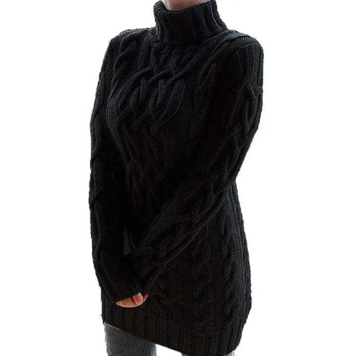 Bridget | Women’s Chunky Cable Knit Sweater Dress