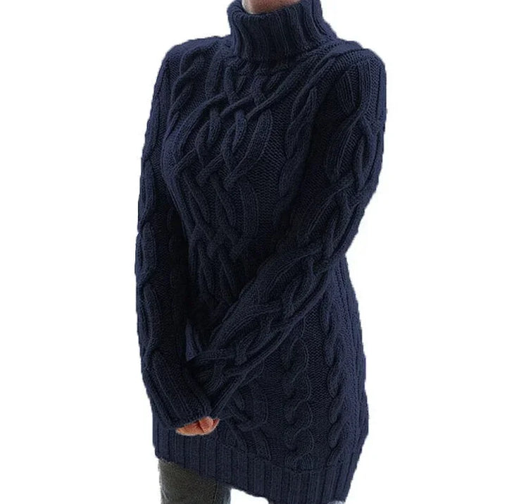 Bridget | Women’s Chunky Cable Knit Sweater Dress