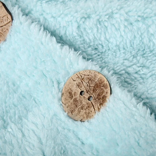 Adalyn | Women's Hooded Fleece Jacket with Button-Front and Side Pockets
